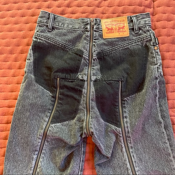 COPIED LISTING - Vetements x Levi’s Full zip High Rise Jeans Small - Picture 11 of 13